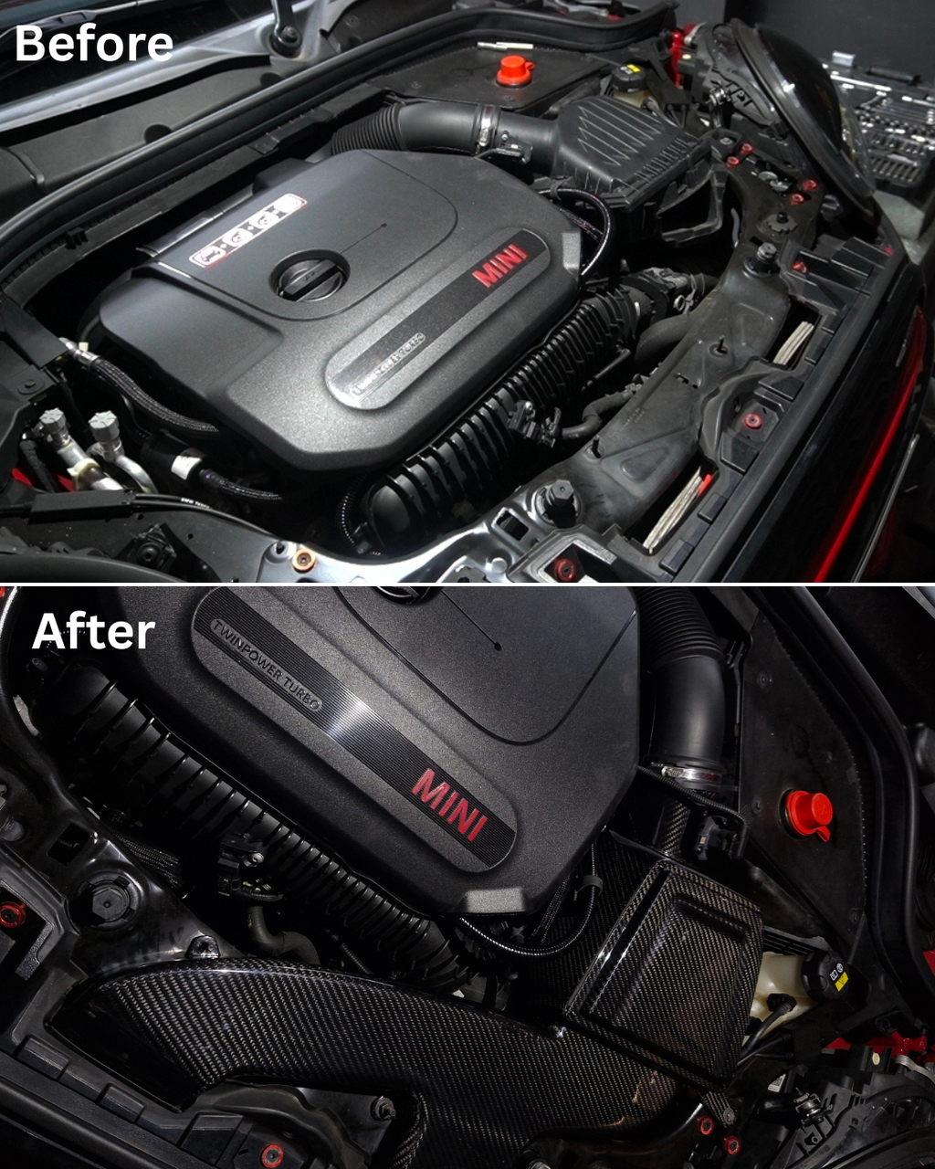 MiniTorque F56 carbon fibre intake kit
