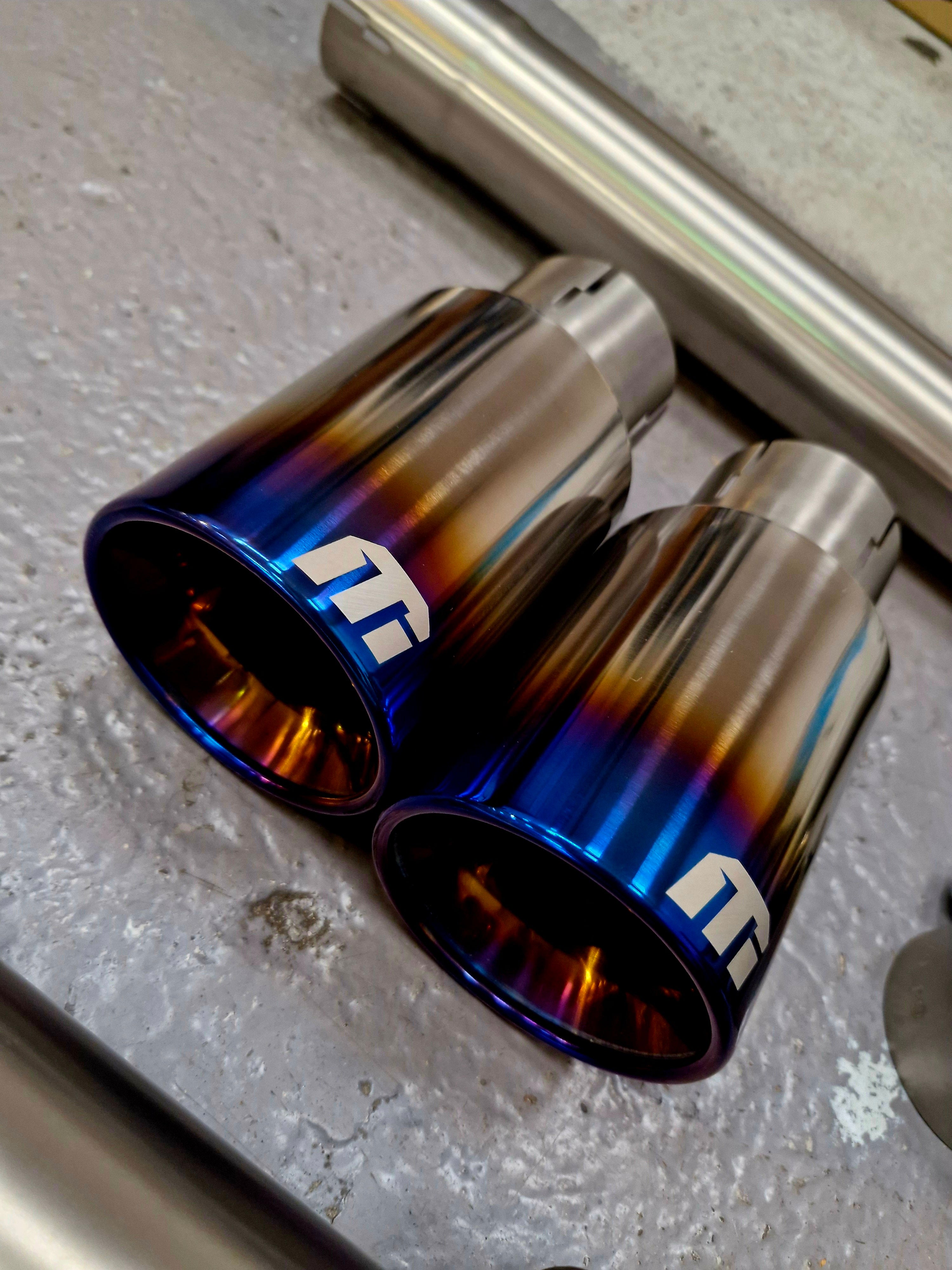 MiniTorque F56 titanium cat-back with valve