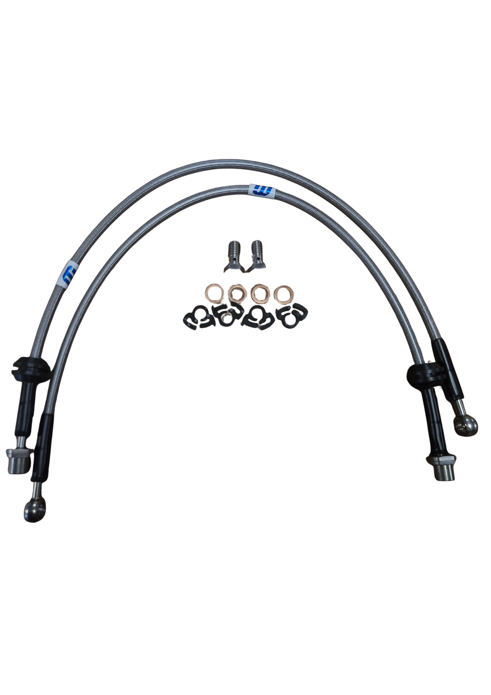 MiniTorque R53 braided brake lines (front)
