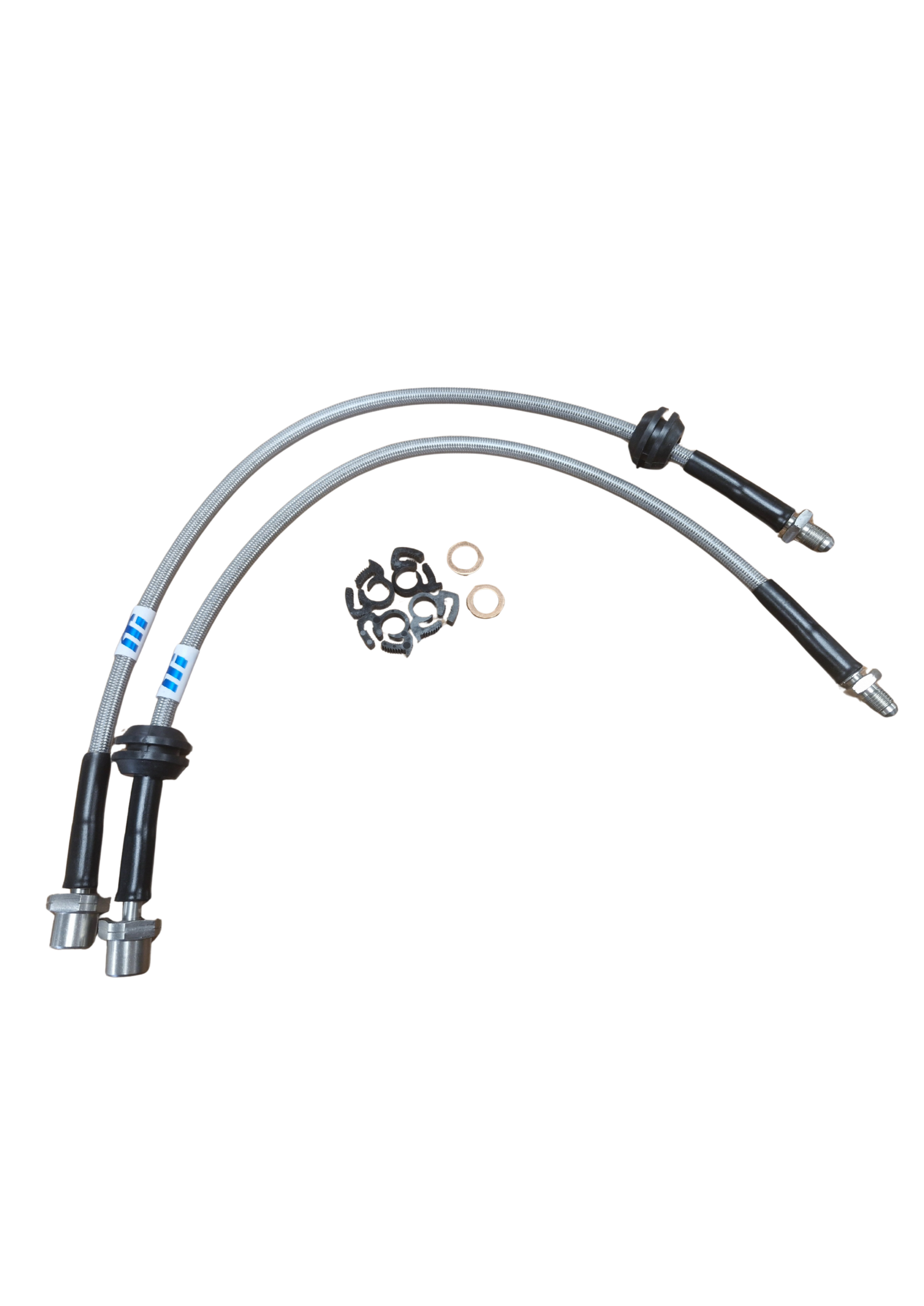MiniTorque R53 braided brake lines (front)