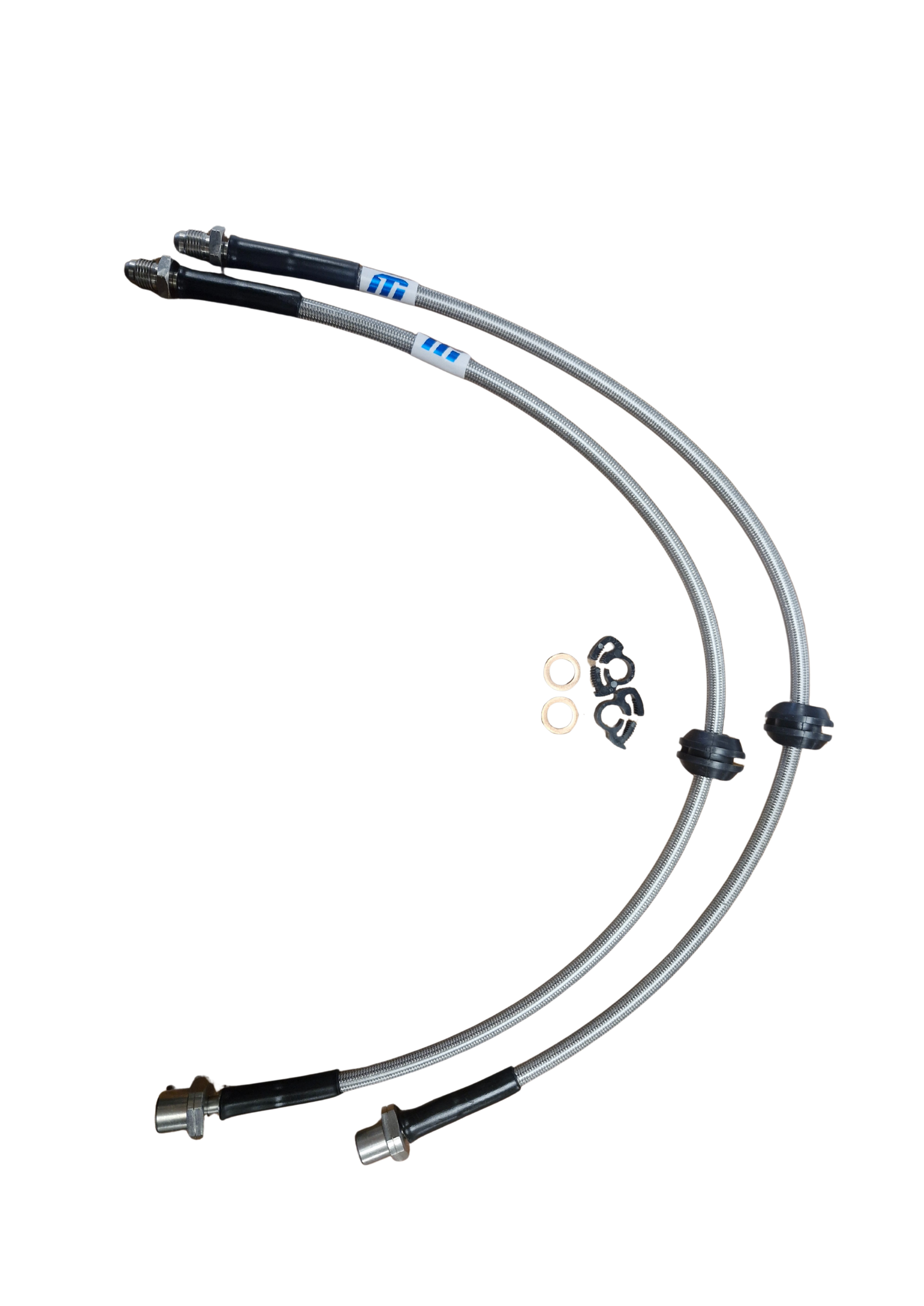 MiniTorque R56 braided brake lines FRONT