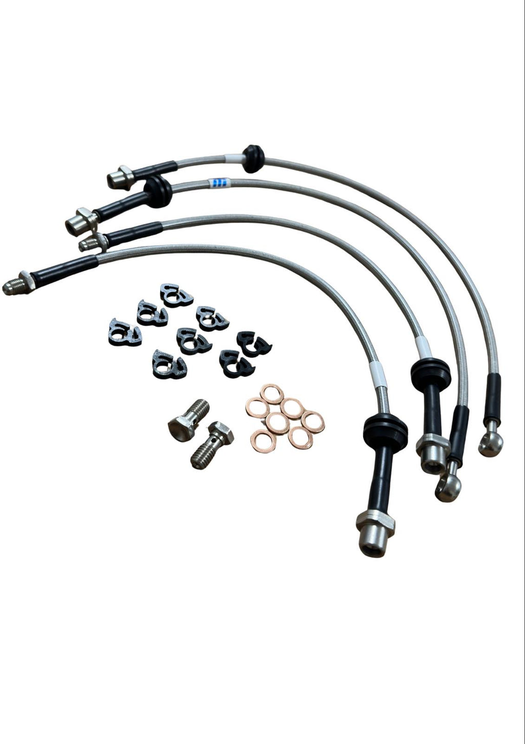 MiniTorque R53 braided brake lines (front)
