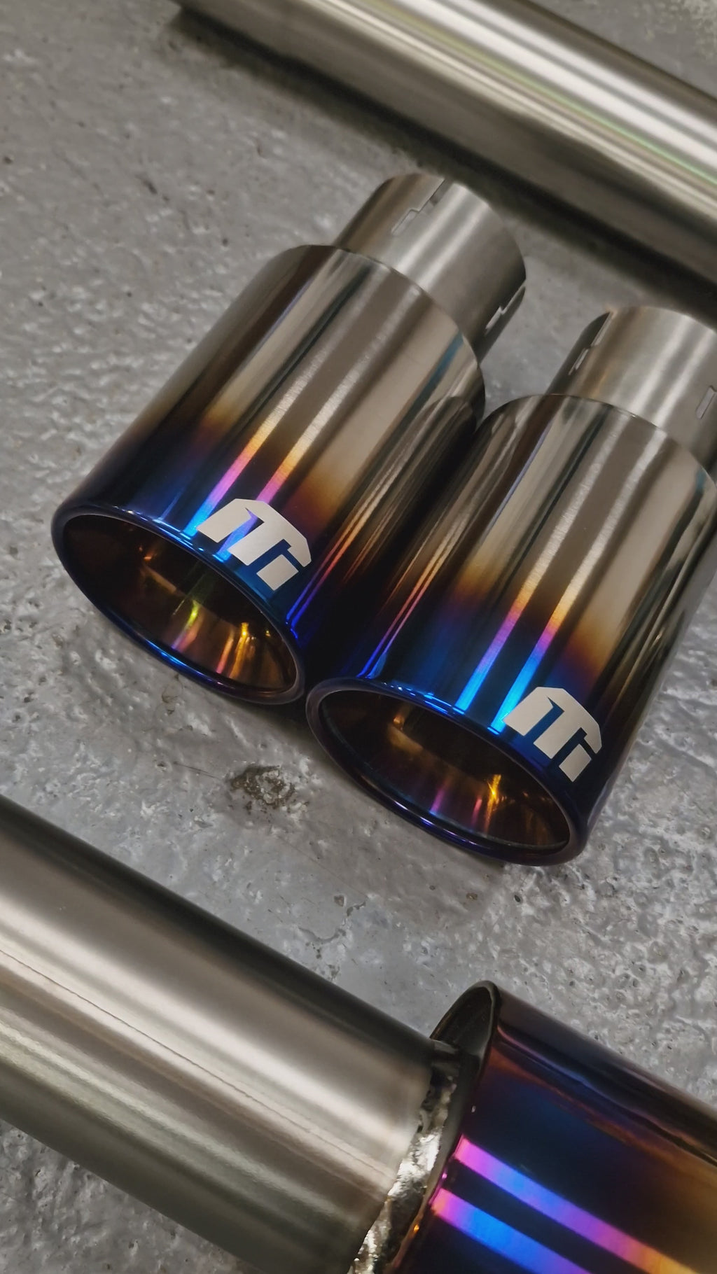 MiniTorque F56 titanium cat-back with valve