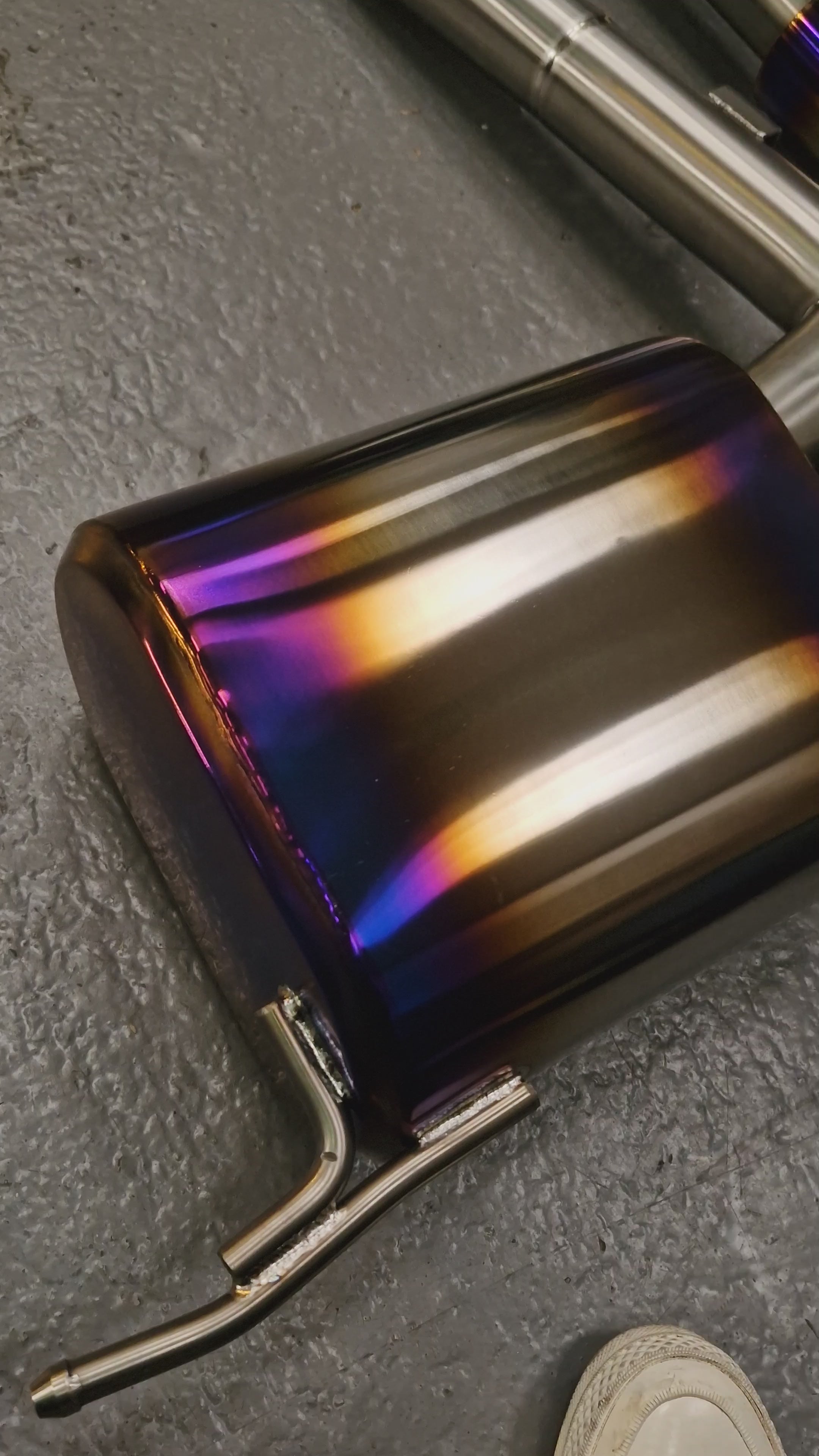 MiniTorque F56 titanium cat-back with valve